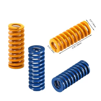 

Heated Bed Springs Die Springs Light Load Compression Spring for 3D Printer Creality CR-10 10S S4 Ender 3 Heatbed Springs Bottom