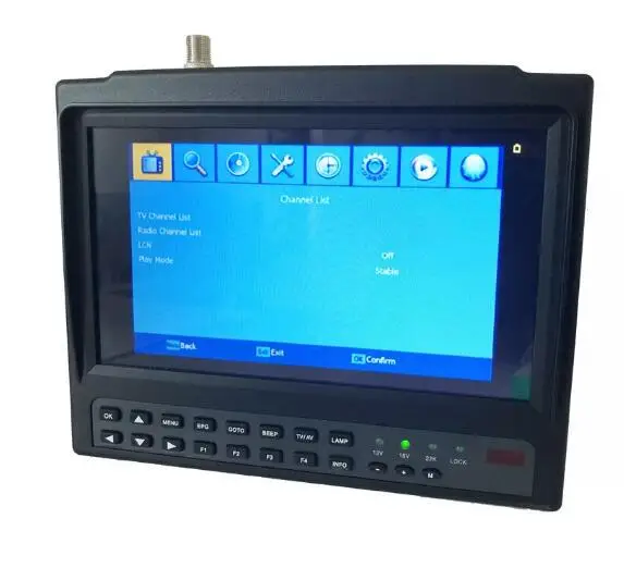 [Натуральная кожа] KPT-716TS DVB-S2 DVB-T2 satllite Finder метр сигнала спутникового ТВ приемник MPEG-4 модулятор лучше satlink ws-6979 6933