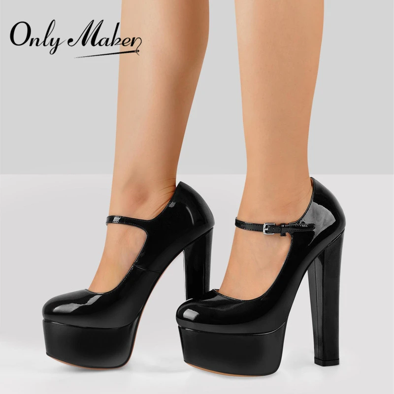 ankle strap platform mary janes