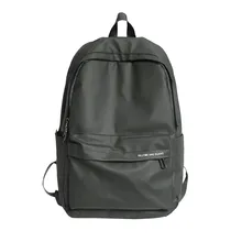 

Solid Color Fashion Men's Backpack Coated Oxford Cloth School Bags for Teenager Boys Large Capacity Waterproof Laptop Backpacks