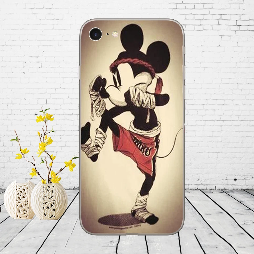 1 50DD Муай тайская борьба бокс Мягкий силиконовый чехол для iPhone 5 5S SE 6 6s 8 plus 7 7 Plus X XS SR MAX чехол - Цвет: 1