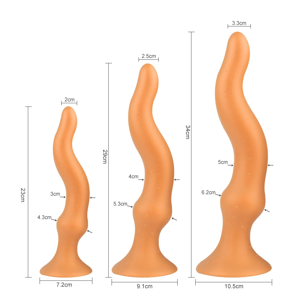 Langer Suer-Analdildo aus Silikon, riesiger weicher Butt Plug, erotisches Sexspielzeug für Erwachsene, für Frauen und Männer, Anus-Dilatator, großer Anal_voghion.com