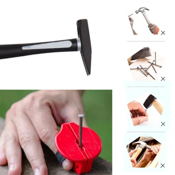 

Plastic Safety | Nailer Guide Nail Hand Protector Finish Nails Small Screws Staple Woodworking Tools Helper Dropshipping
