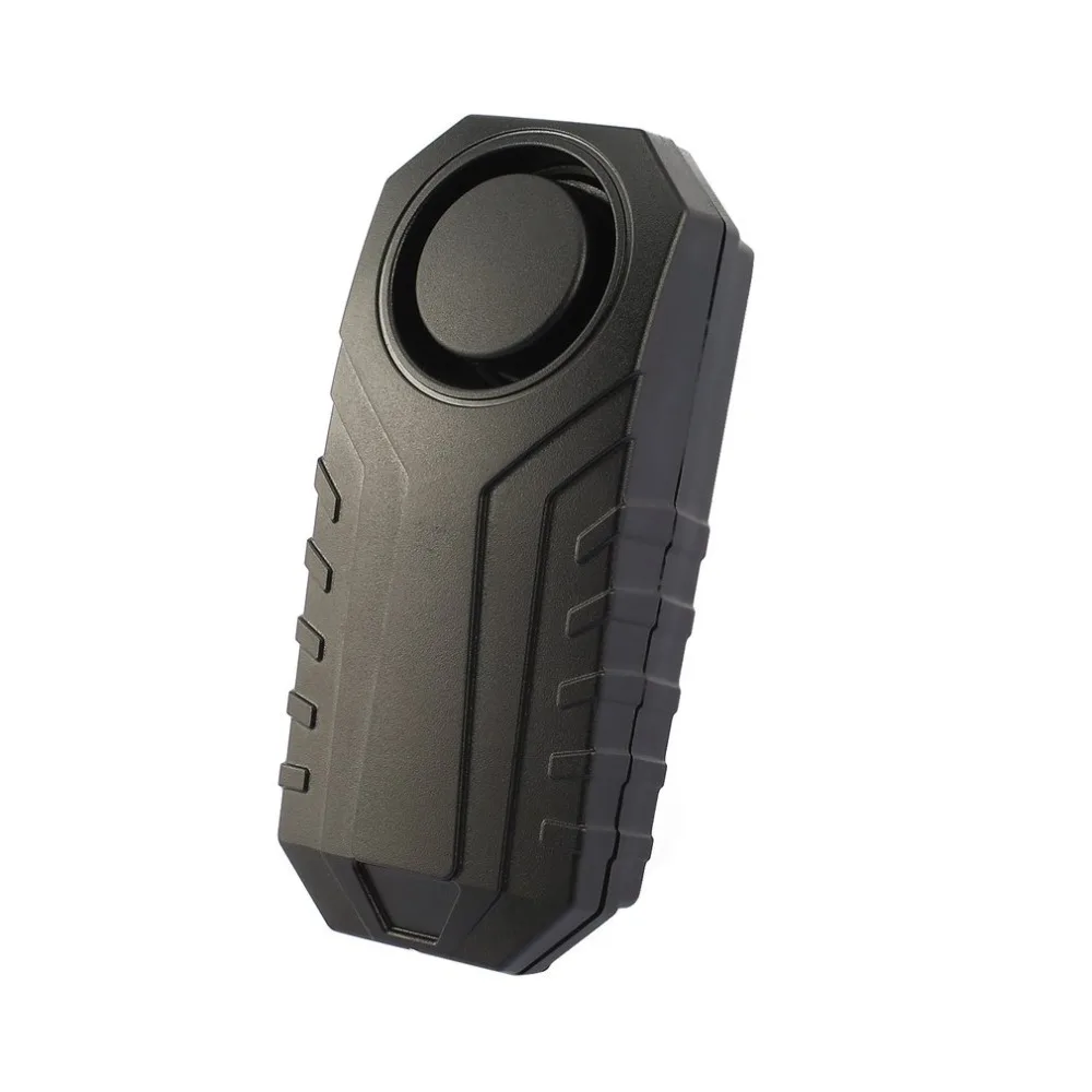113dB Loud Wireless Bicycle Anti-theft Alarm Waterproof Door/ Window Vibration Alarm Intelligent Remote Control Alarm Sensor