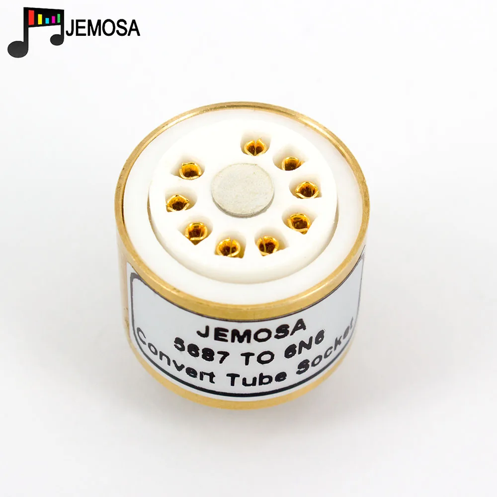 1 шт. 5687 E182CC 7119 трубка(сверху) до 6N6 6H6N трубка(снизу) DIY аудио усилитель вакуумная трубка Конвертация гнездо адаптера