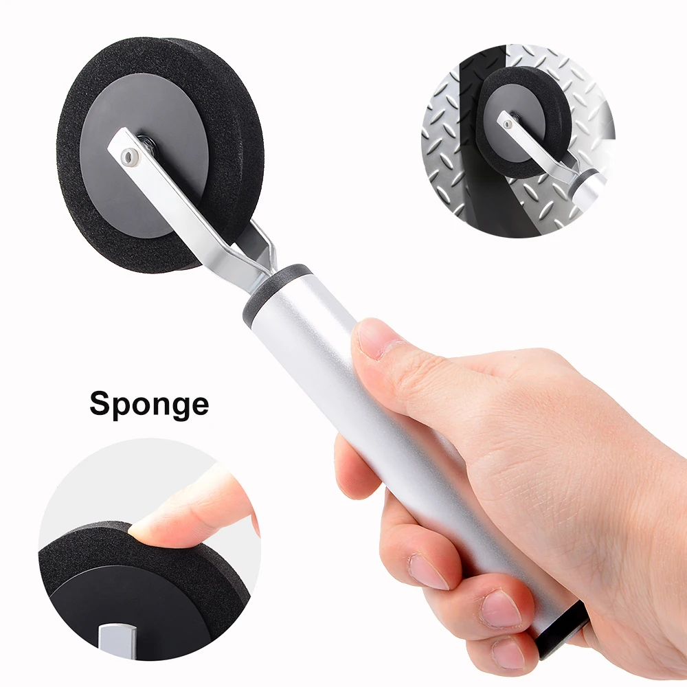 

FOSHIO Car Vinyl Wrap Soft Sponge Roller Squeegee Uneven Surface Carbon Fiber Film Sticker Install Wrapping Roller Window Tint