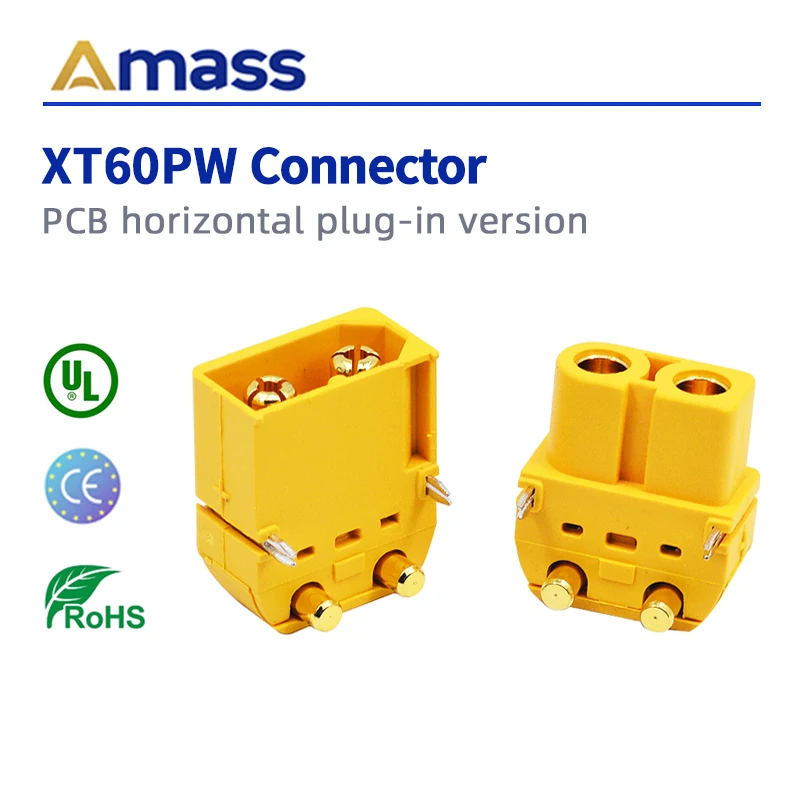 Разъем Amass XT60PW PCB для горизонтального подключения 5 пар | Электроника