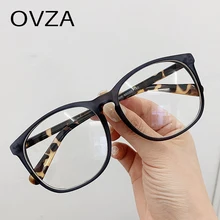 OVZA Новая Большая оправа для очков модные классические очки Прозрачная женская и мужская оптическая оправа S4018
