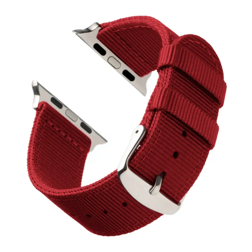 Red White Eastar легкий дышащий водонепроницаемый нейлоновый ремешок для apple watch 5 ремешок 42 мм 38 мм для iWatch serise 4 3 2 1 ремешок для часов - Цвет ремешка: Red White