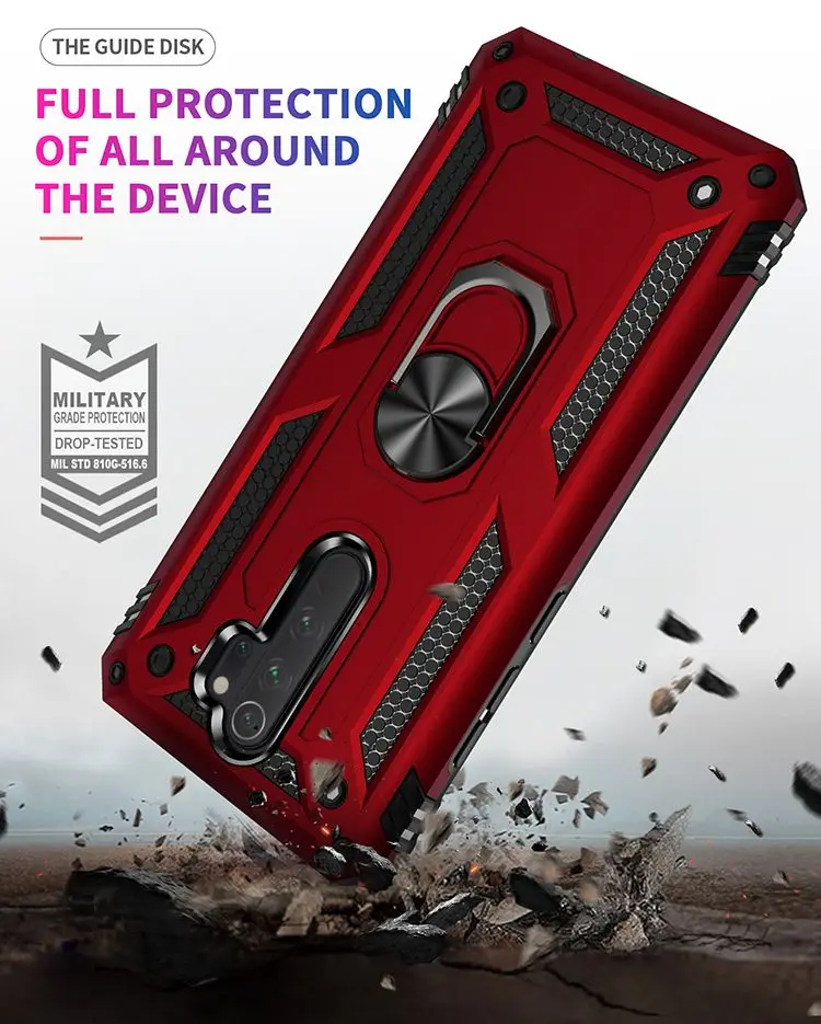 Противоударный чехол для Xiao mi Red mi 8 K20 Note 7 8 Pro с жестким кольцом на палец для Xiaomi mi 9 9se Cc9 Pc силиконовый чехол 2 в 1