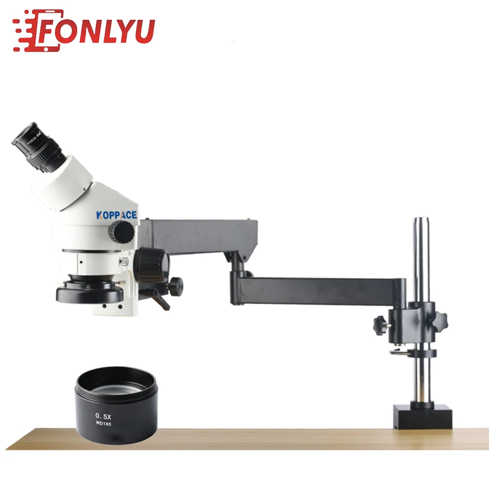 KOPPACE 3.5X-45X MagnificationBinocular Stereo MicroscopeWF10X/20Mobile phone repair microscopecont