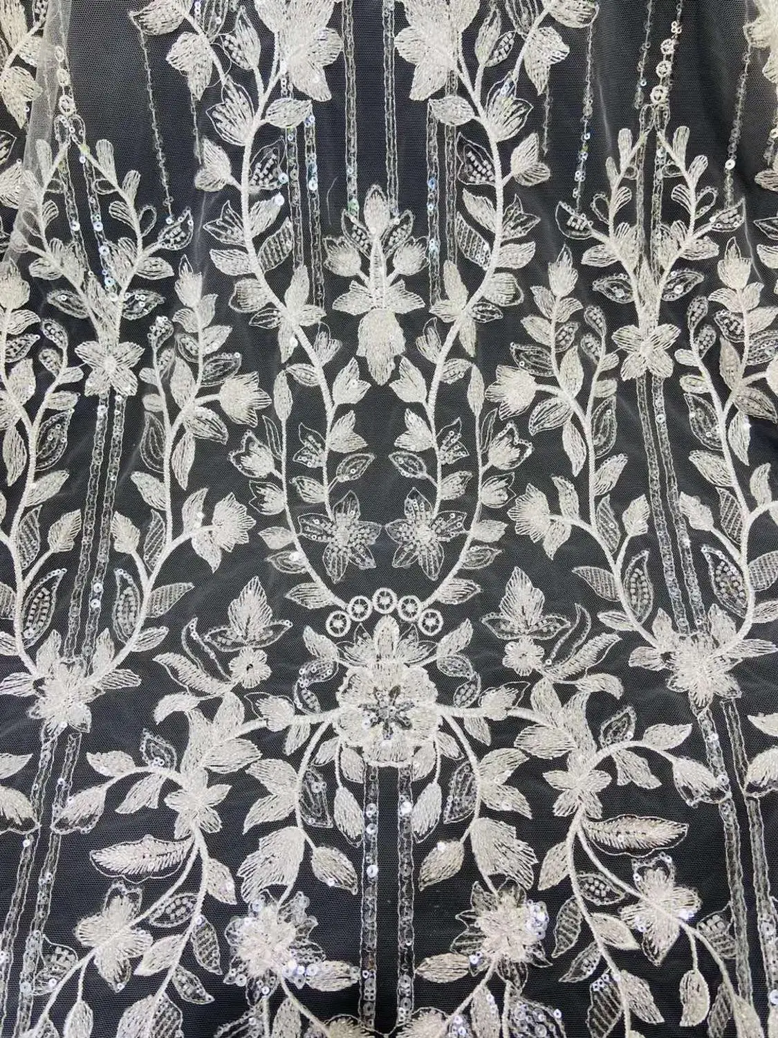 

Тюлевое кружево с вышивкой бисером для свадебного платья, французское Сетчатое кружево с вышивкой, изысканный дизайн