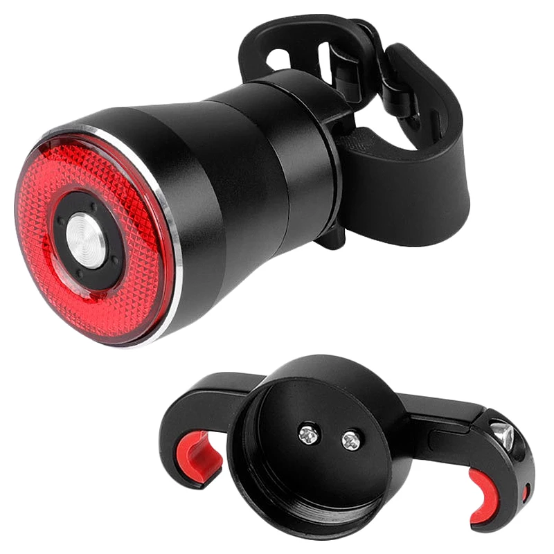

Usb Bike Tail Light Lantern Smart Brake Sensor Taillights Mtb Road Bicycle Rear Led Waterproof Bicycle Back Lights(For Seatpost