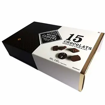 

Michel Cluizel Coffret Manufacture Noir & Lait Numero 15/Cofanetto Scatola Regalo 15 Cioccolatini Praline di Manifattura