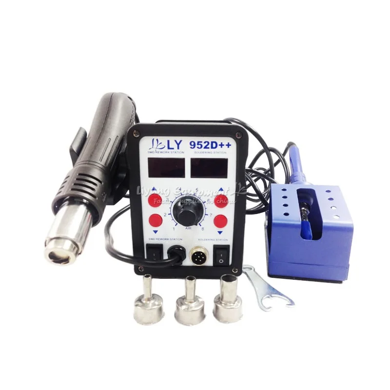 

LY 952D++ dual led 2 in 1 solder station New auto sleep function smart