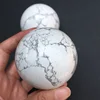 Natural howlite sphere quartz crystal balls sphere polished healing crystal stone ball for decoration 1