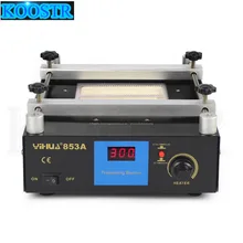 YIHUA 853A 50 Гц 220 В/110 В цифровая паяльная станция высокой мощности ESD BGA паяльная станция PCB Распайка ИК Подогрев