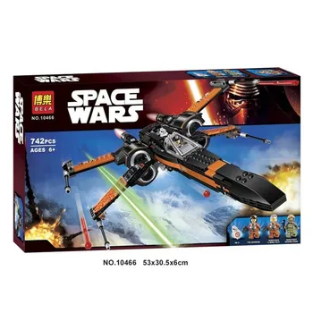 

BELA 10466 Lepinblock Star Wars Series X Wing Starfighterd 05147 imperial landing Building Blocks Bricks Kids Gift