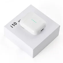 Оригинальные Беспроводные наушники с громкой связью i10 tws pk i9s i100 TWS Bluetooth наушники 5,0 настоящие беспроводные наушники для Android iPhone