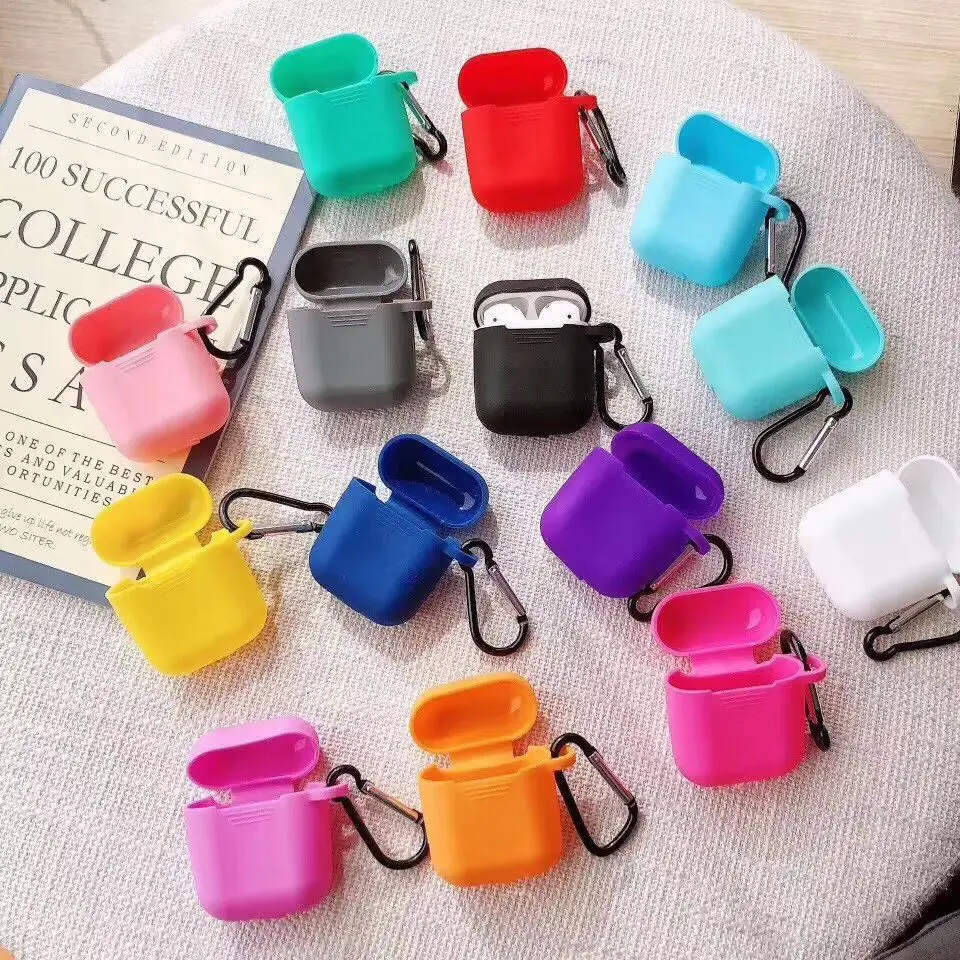 Для Airpods Bluetooth футляр для наушников для Apple Airpods с крюком TPU силиконовый чехол для iOS i10 i11 i12 i13 Tws чехол для наушников