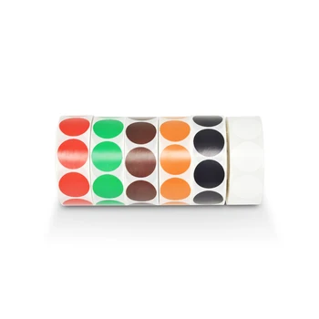 

Round food safety permanent adhesive label 24mm, 1000 rolls/roll, 8 rolls/pack