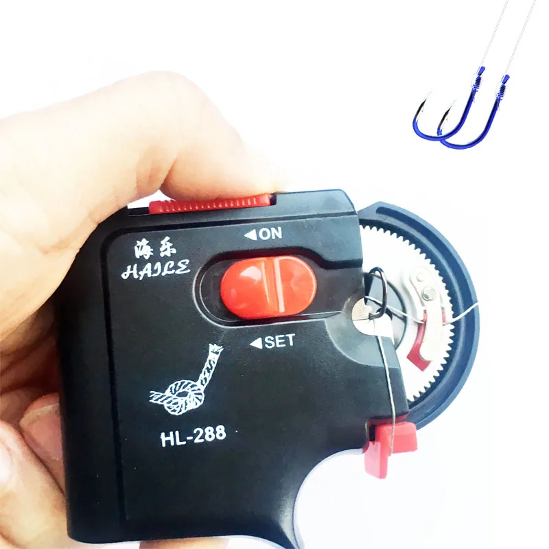 Portable Electronic Automatic Fishing Hook Tier Jig Binding Machine Tie