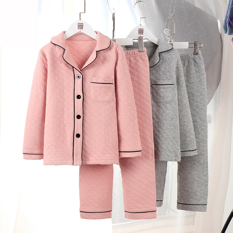 Hot Toddler Boy Pajamas Sets Cotton Children's Pajamas Suit Casual Kids Christmas Pyjamas Set Baby Sleepwear Girls Home Clothing