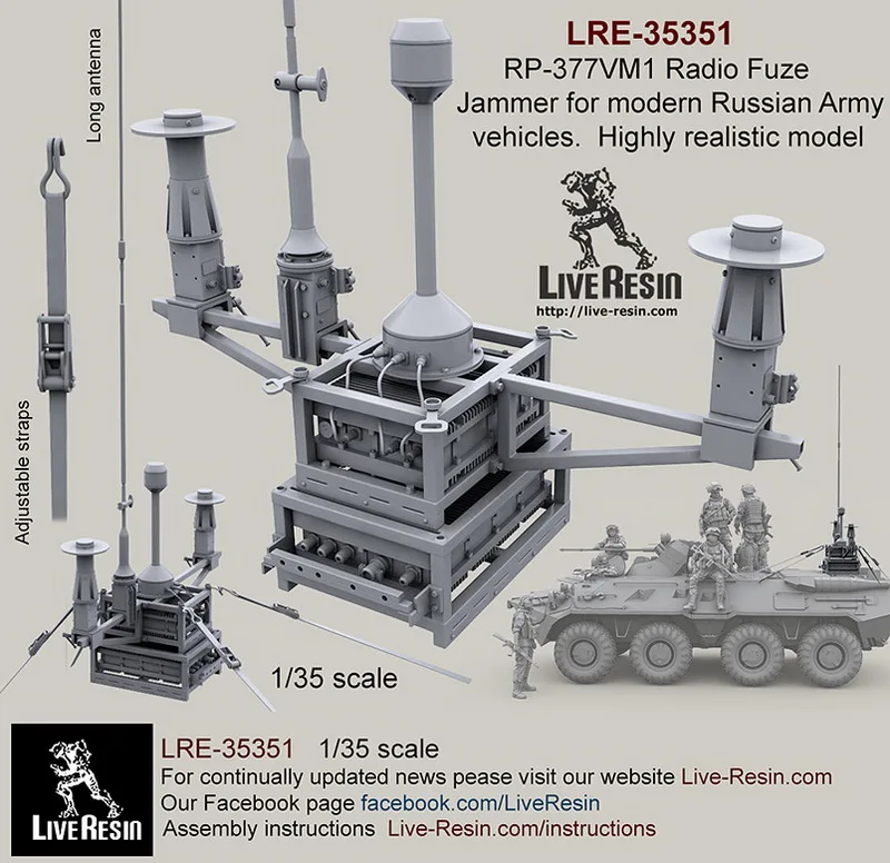 [Набор масштабных моделей] живой полимерный LRE-35351 1/35 RP-377VM1 помех для современных армейских автомобилей России