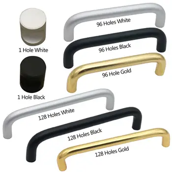 

Aluminum Alloy Solid Cabinet Handle Furniture Knobs House Hardware Bathroom Kitchen Cupboard Door Pulls Drawer Small Handles