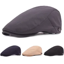 Мужские классические кепки для улицы, повседневные, для вождения, для гольфа, шапки, регулируемые береты, шапка
