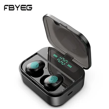 FBYEG TWS сенсорные Bluetooth наушники спортивные беспроводные наушники стерео водонепроницаемые наушники Bluetooth V5.0 наушники с шумоподавлением