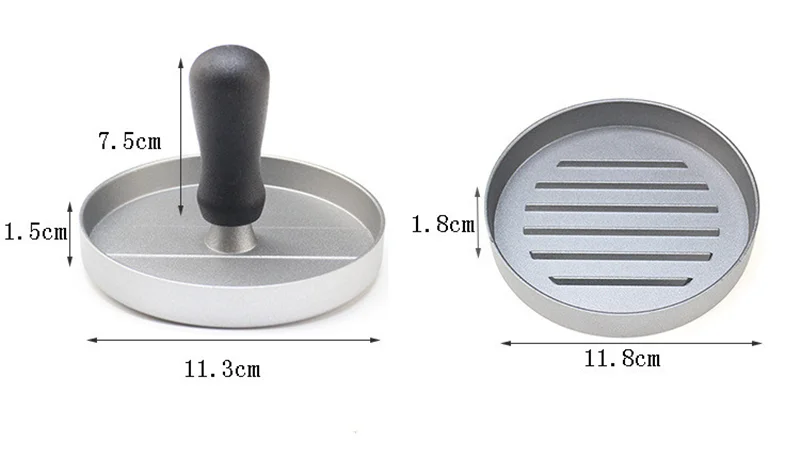 For kitchen Round hamburger machine press food grade aluminum alloy hamburger beef patties press kitchen gadgets