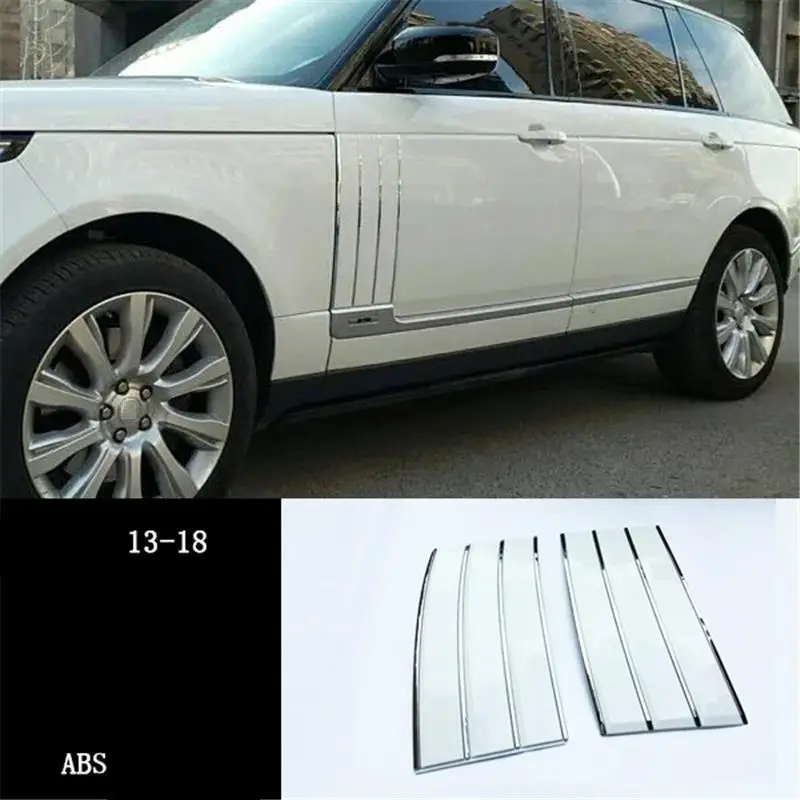 Version C Автомобильная решетка, наружная, декоративная, Авто, Авто, наклейка, Полоска, отделка, яркие блестки, украшение 13 14 15 16 17 18 для Range Rover - Цвет: Version C
