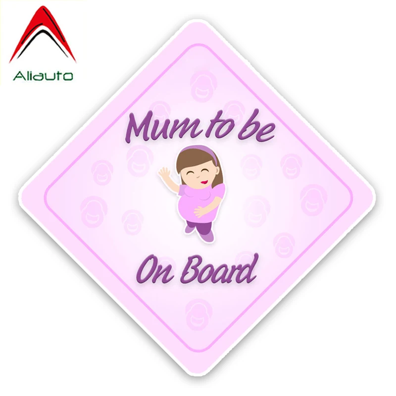 Aliauto Предупреждение ющий знак стикер для автомобиля Mum To Be on Board виниловые