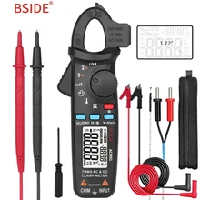 Pince multimètre numérique ACM91, AC/DC True RMS 6000 1ma, ampèremètre, voltmètre de courant, capacité, température Hz, testeur 
