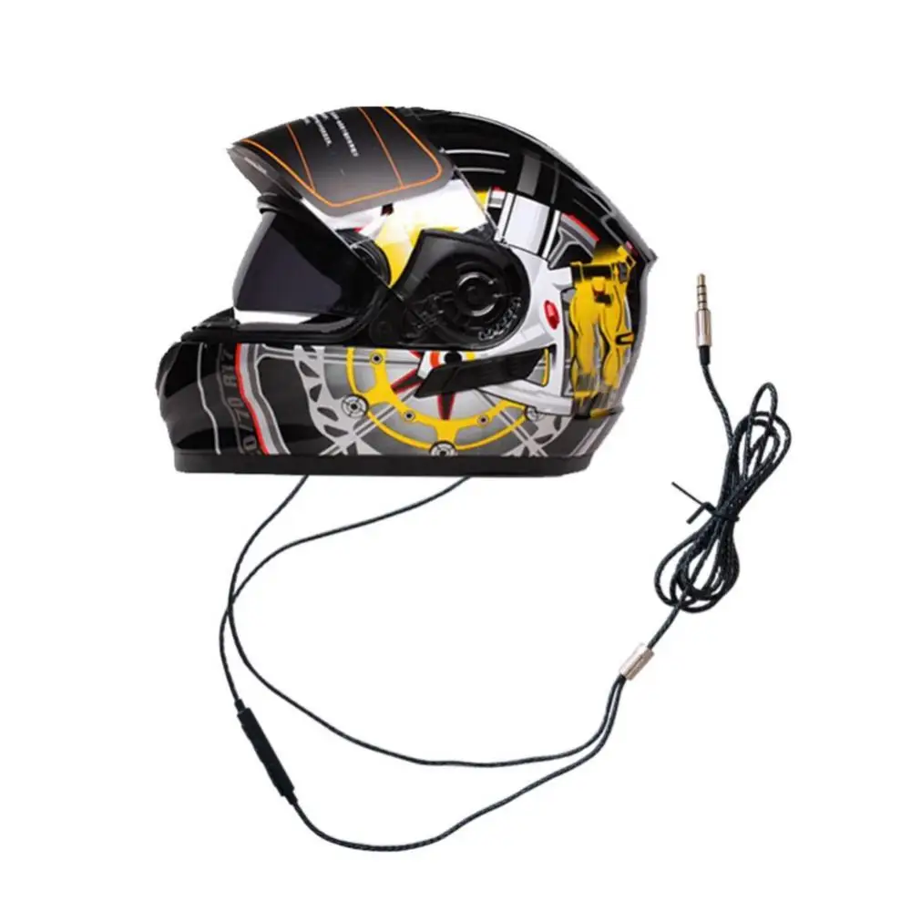 Wearing Headphones Riding Motorcycle Headphones Motorcycle Helmet