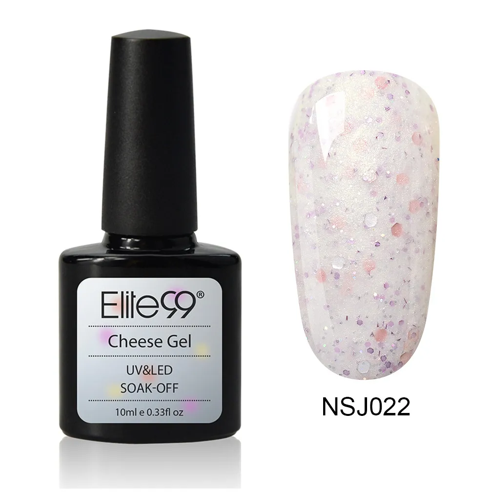 Elite99 сырный песочный гель для ногтей с молочной цветной гелевой краской Полупостоянный Гель-лак для ногтей маникюр геллак верхнее покрытие гибрид - Цвет: NSJ022