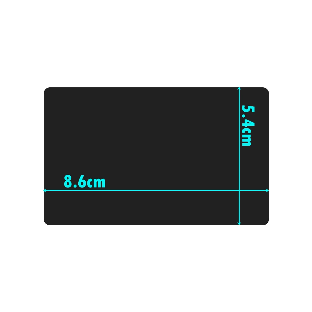 50Pcs/Set DIY Laser Engraving Metal Business Card Aluminum Alloy Blank Card for Marking Special Printing Office Supply business cards custom cards