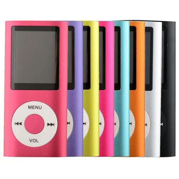 

with Earphone Charging Cable MP4 Music Player LED Screen Voice Record E-Book FM Radio MP4 Player TF Card Support