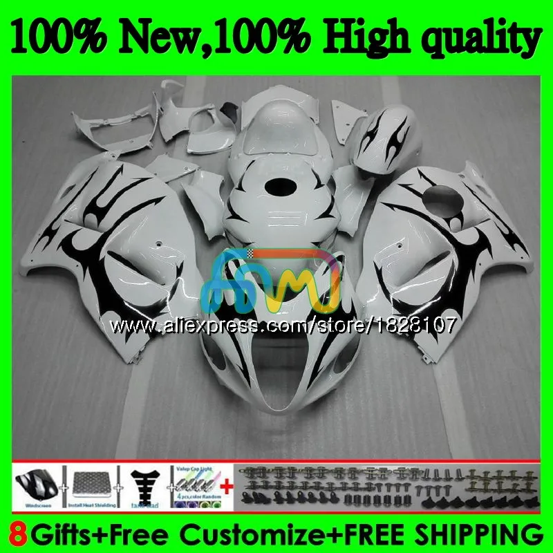 Корпус для SUZUKI Hayabusa GSXR 1300 GSXR1300 96 97 98 99 01 48BS. 33 GSXR-1300 1996 черный Пламя 1997 1998 1999 2000 2001 обтекатель - Цвет: No. 1