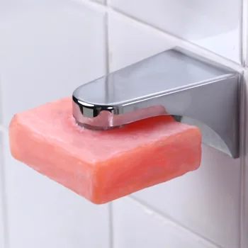 

Soap Box Wall Accessories Bathroom Pantry Storage Toilet Magnetic Soap Dish Container Magnetic Soap Bar Strong Suction Cup
