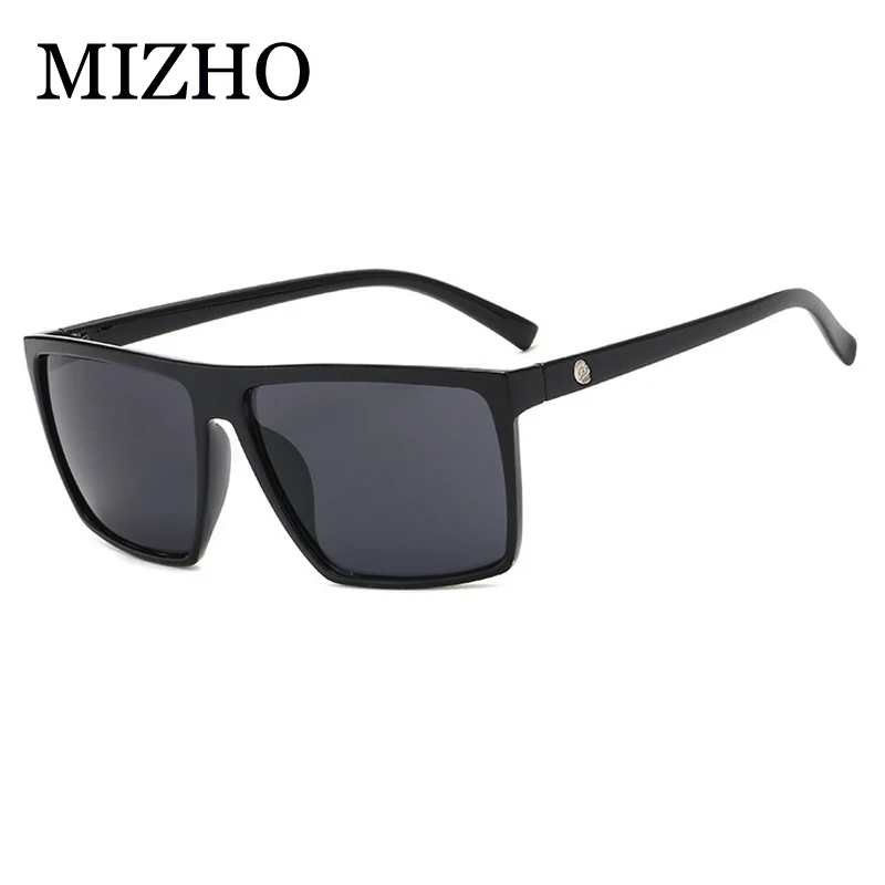

MIZHO Fashion Black Cobain Style Square Sunglasses Men Vintage Classic Gradient Shield Brand UV400 sunglasses Man Tinted Oculos