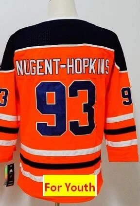Молодежный детский свитер Connor McDavid Leon Draisaitl LUCIC NUGENT-HOPKIN Henrik Lundqvist Mats zucarello Patrice Bergeron - Цвет: Хаки
