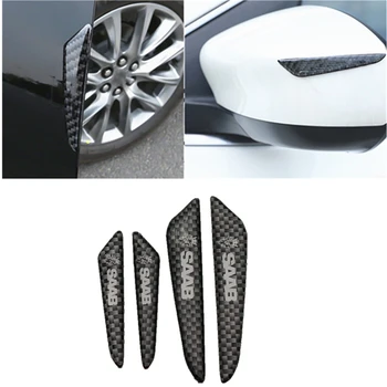 

4PCS Car Door Anti-collision Bumper Strip Guards Side Protector Sticker for SAAB 9-3 9-5 93 900 9000