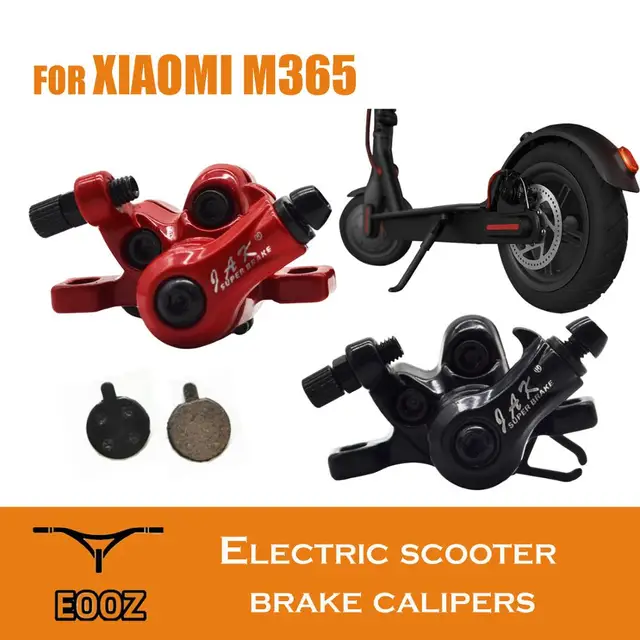 US $5.39 Electric scooter brake calipers disc brake rotors for xiaomi M365 Pro