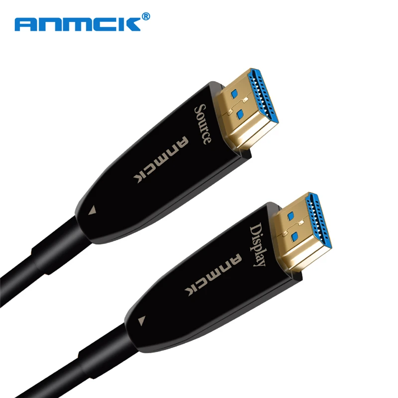 4k 60HZ HDMI кабель 2 0 Оптическое волокно 15M 30M 50M 100M Кабель Поддержка 4K 3D для HDR tv lcd