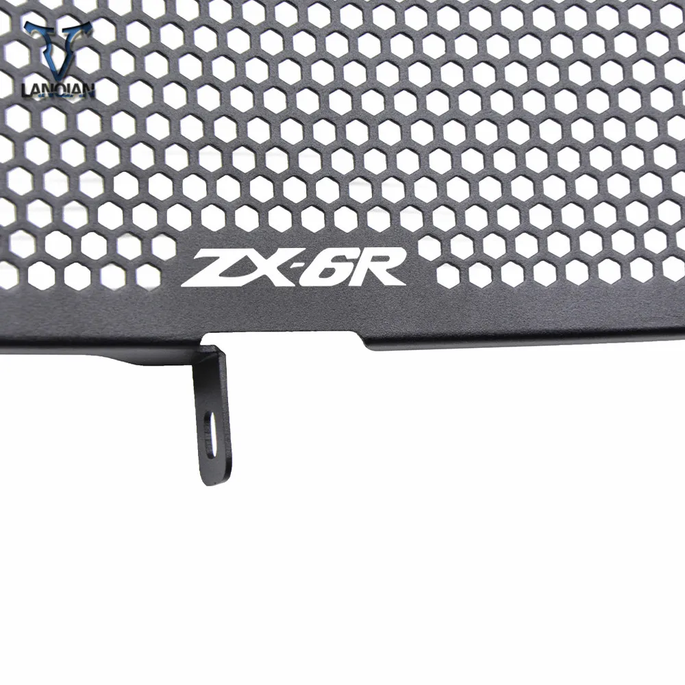 Radiator Grill Motorcycle Accessories Radiator Grille Guard Cover For Kawasaki ZX6R Radiator Guard 2013 2014 2015 2016 2017 2018