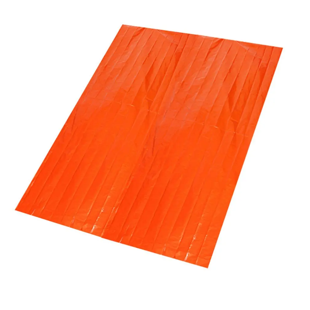 Портативное алюминиевое аварийное одеяло, одеяло для пустыни, выживаемость, теплоизоляционное одеяло