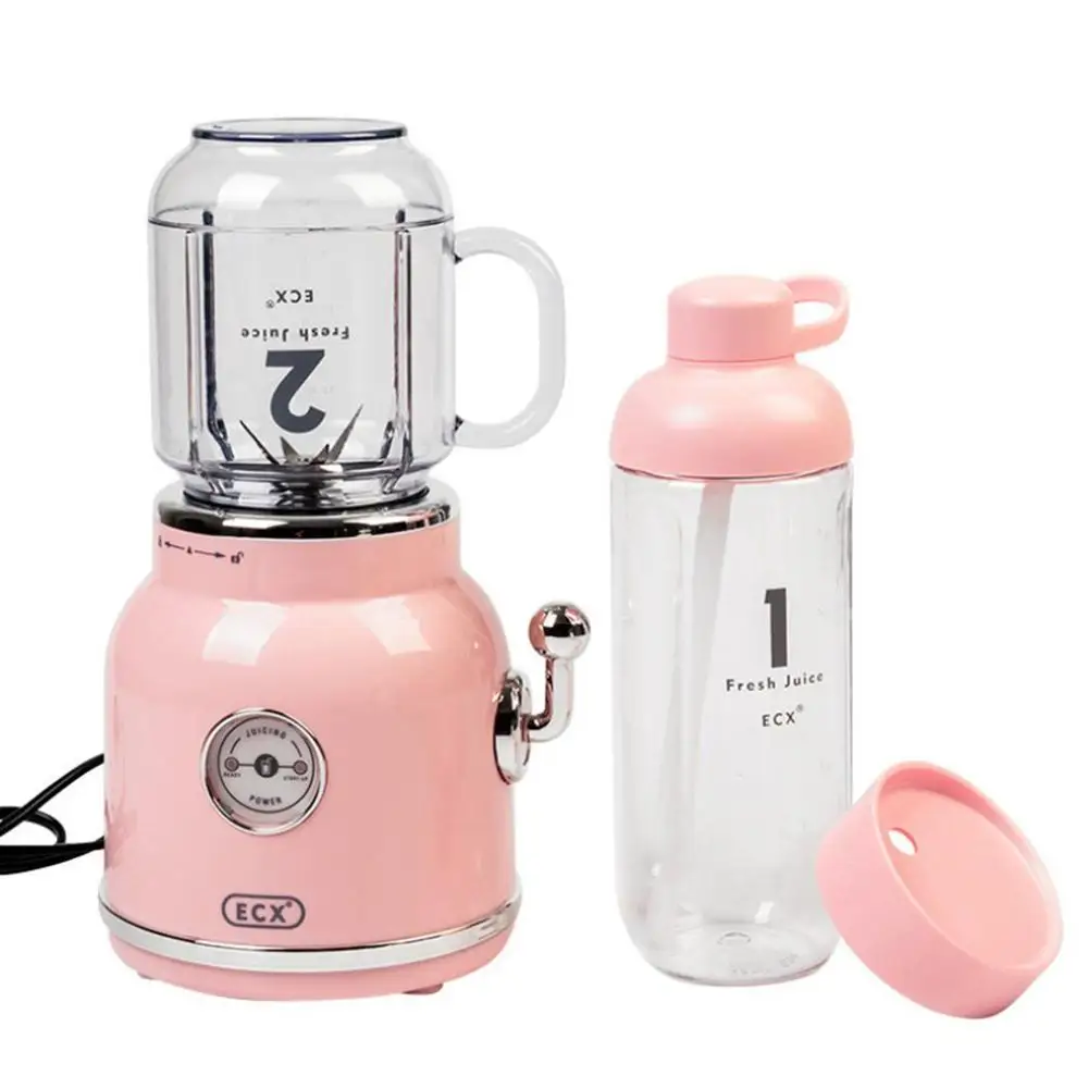 Juice Blender Retro Fruit Juicer Baby Food Milkshake Mixer