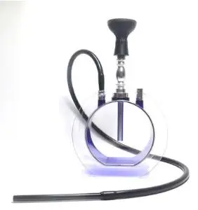 

New Shisha Pipe Glass Base Hookah Set with Hoses Ceramic Bowl Charcoal Chicha Narguile